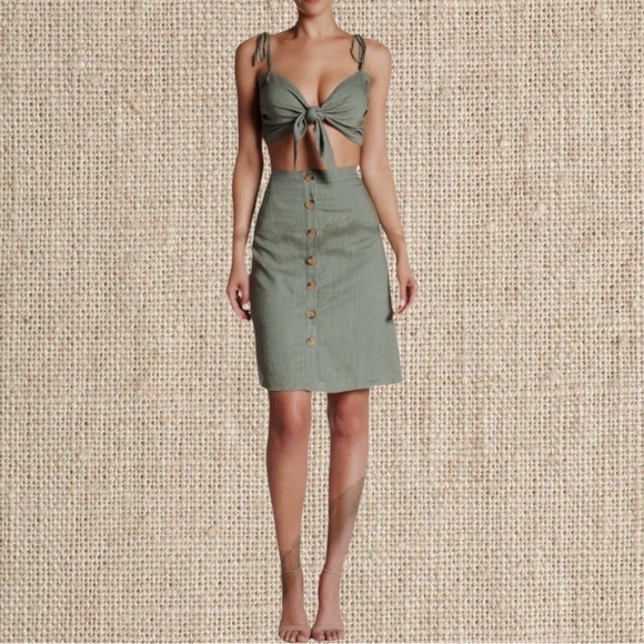 L'Academie Dresses & Skirts - Linen two piece set ♥️